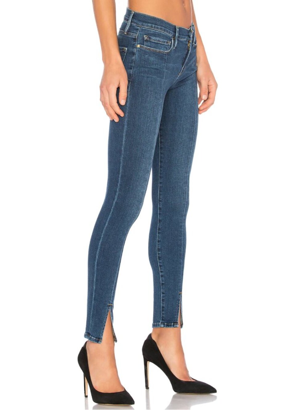 Frame - Le Skinny Split Front Ankle in Tuckahoe - 28